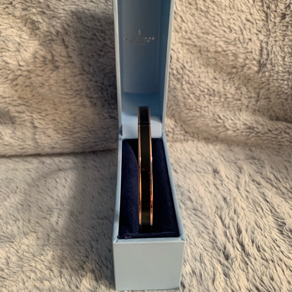 Newbridge Silverware Black Rose Gold Bracelet